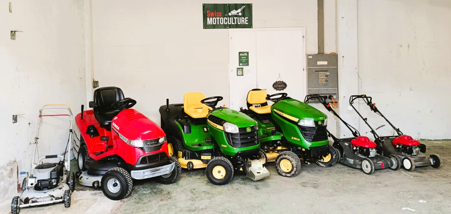 Atelier de réparation SwissMotoculture à Meyrin
